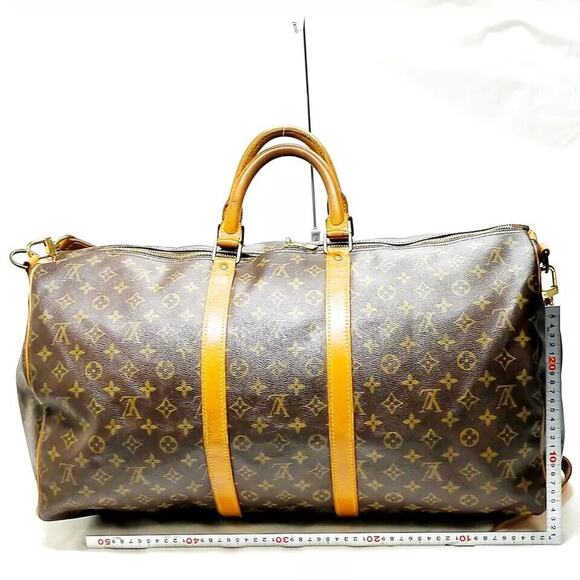 Louis Vuitton Keepall 55 Bandouliere Duffell Travel Bag FC891 - Picture 2 of 8